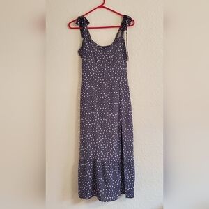 Abercrombie and Fitch midi tie strap cami dress size XS